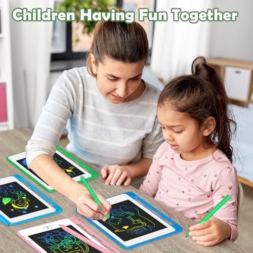 Full pack of 12 colorful Omxdg drawing tablets