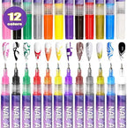 Dujuanus 12 piece acrylic nail polish pen set packaging