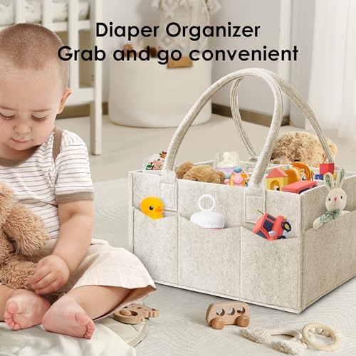Side profile of Hiphop Panda baby storage basket