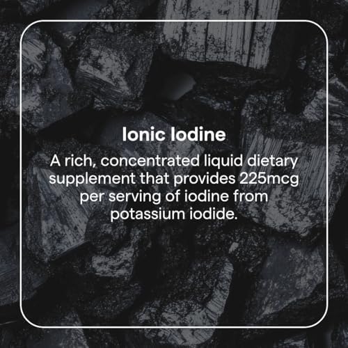 Trace Minerals potassium iodide supplement dropper bottle for thyroid support