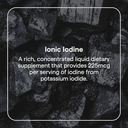 Trace Minerals potassium iodide supplement dropper bottle for thyroid support