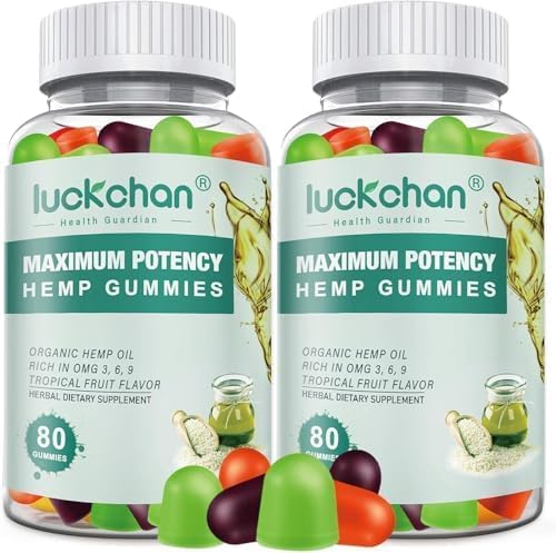Luckchan Hemp Gummies High Potency 2 Pack front view
