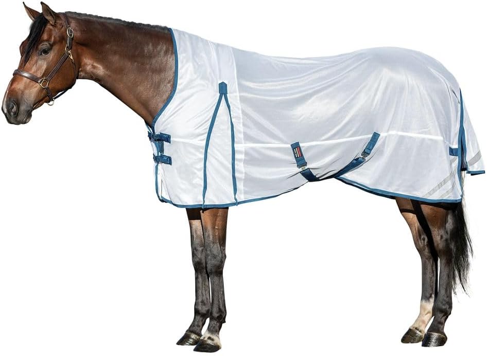 Schneiders Soft Interlock Mesh II Horse Fly Sheets | Superior UV & Insect Protection | Versatile Euro Fit Option | Reflective Safety Design - Image 11