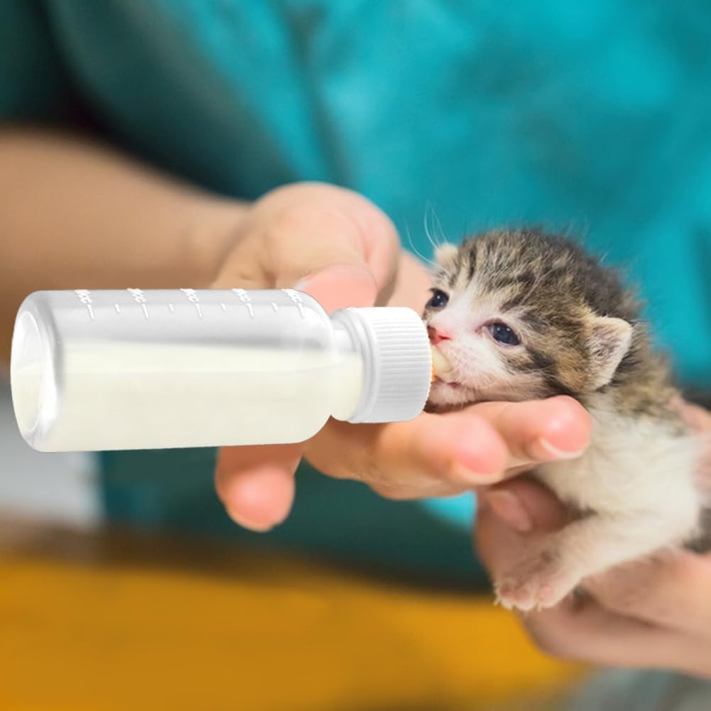 Soft silicone biomimetic nipples for feeding newborn pets