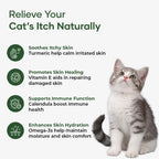 Close up of the texture of Aniwell premium soft chews for cat dry skin and paw licking remedy
