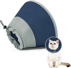 Cat Cone Collar Soft to Stop Licking, Adjustable, Foldable Lightweight Kitten Cones After Surgery Recovery for Cats & Kittens, Cat Cone Alternative, Easy Eating (Pink, S) - Image 10