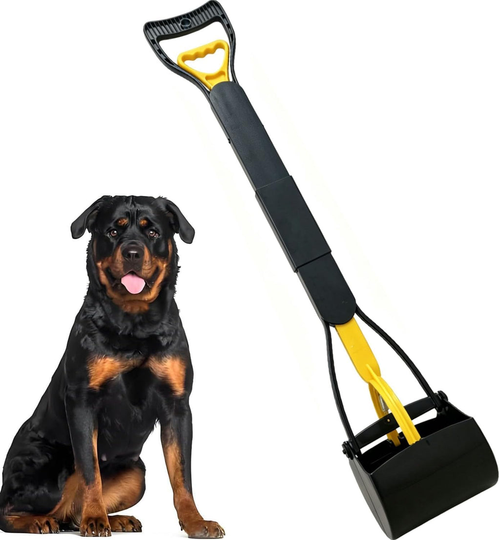 ienjoyed 36" Large Dog Pooper Scooper for Large Dogs Heavy Duty, Non-Breakable Dog Poop Scooper with Wide Handle for Grass, Gravel, Durable Dog Poop Pick Up Tool, Long Handled Poop Grabber (Green) - Image 10