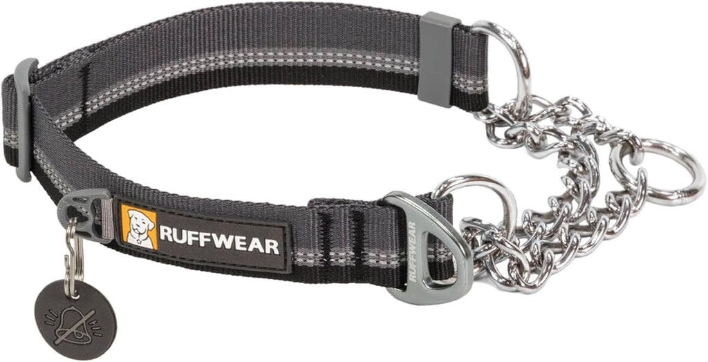 Ruffwear, Chain Reaction Dog Collar, Adjustable Reflective Martingale Escape-Proof Collar with Stainless Steel Chain, Professional Training Control, River Rock Green, 14"-20" - Image 12