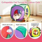 Retro Shaw 33 piece cat toy bundle highlighting flexible plastic springs and jingle bell balls for indoor chasing.