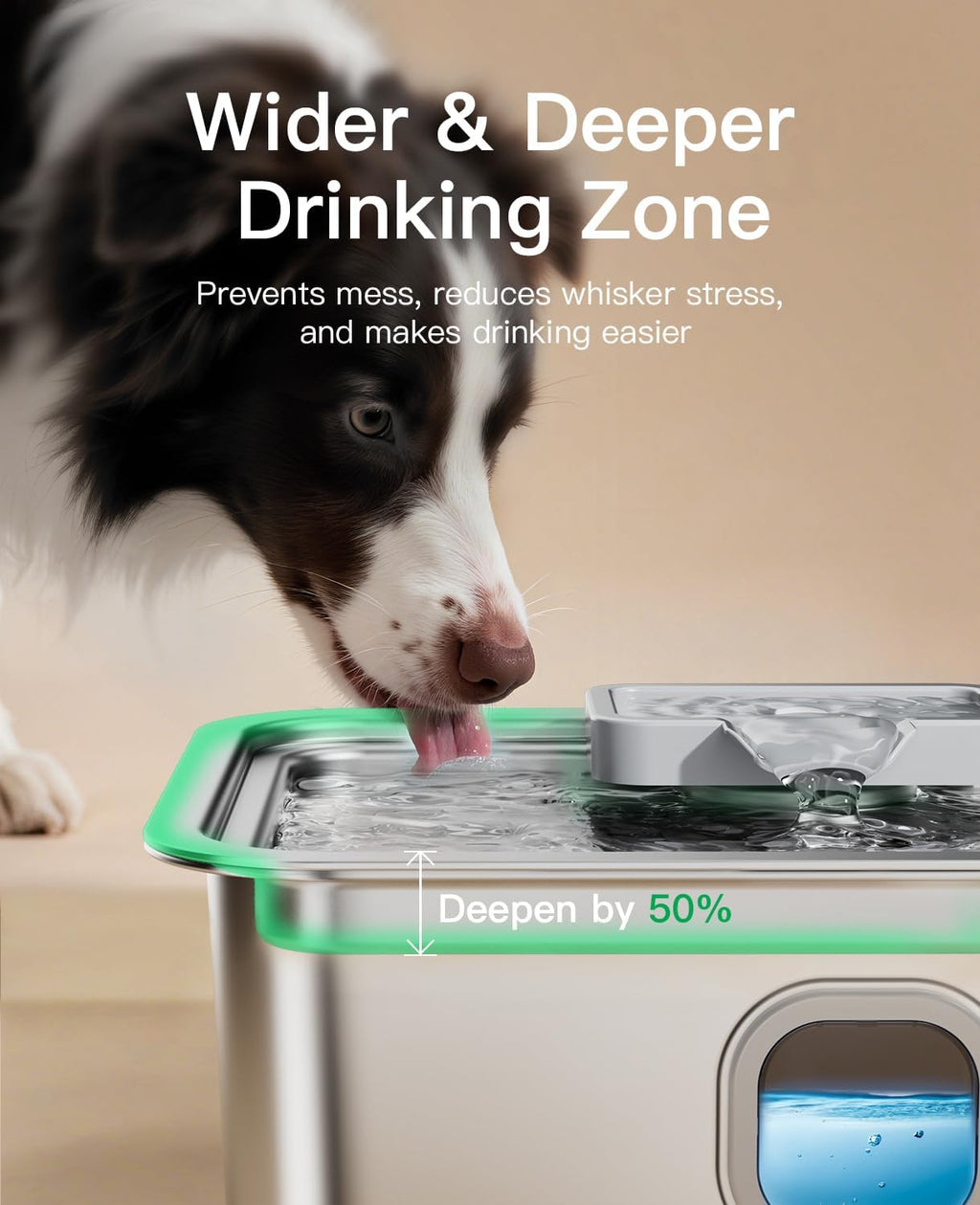 Speedeer stainless steel fountain 5-layer filtration system components