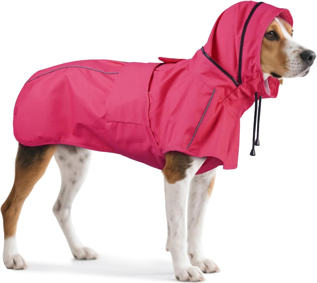 Dog Raincoat, Waterproof Dog Rain Jacket with Hood Black 4XL | Rain Coat For Gaint Dogs, Doggy Poncho With Leash Hole, Reflective Strips, For Rainy Snowy Weather Walks, Hiking, Camping - Image 10