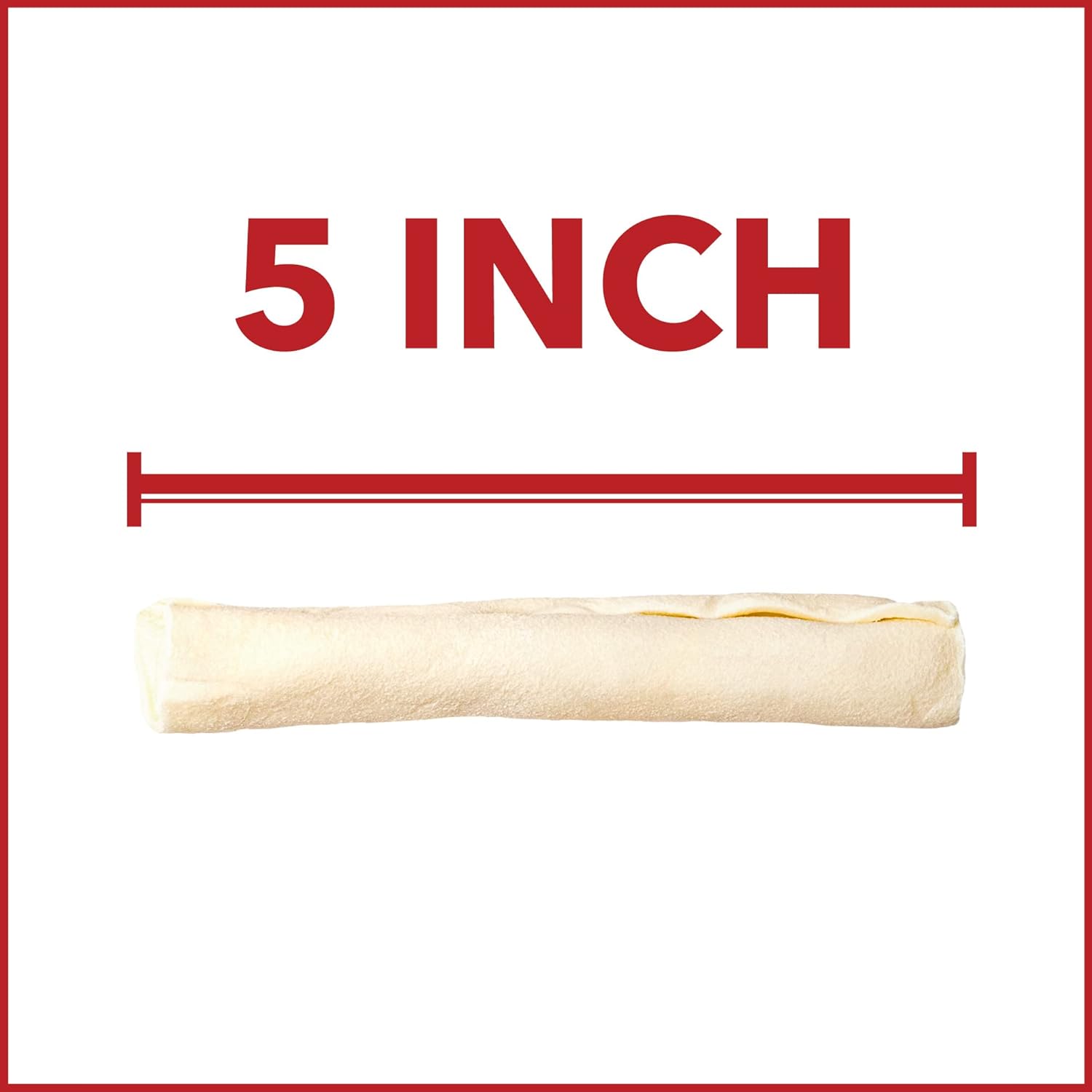 Pet Factory thick rawhide rolls for small medium dogs