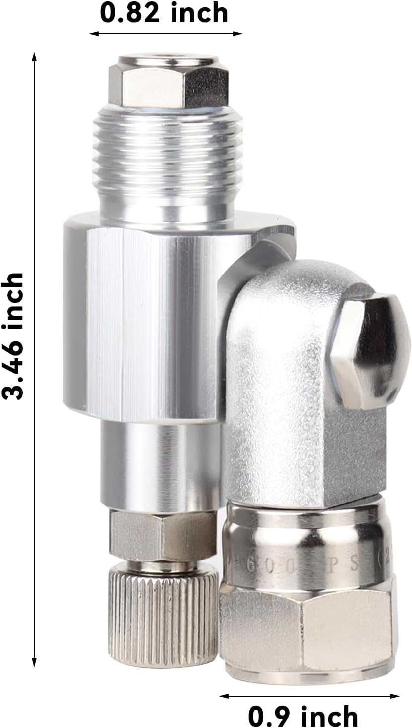 GregYoung extension spray valve assembly components including the swivel mechanism.