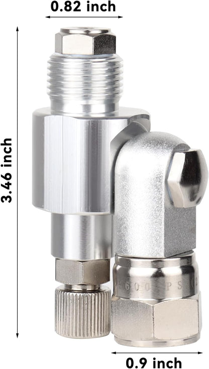 GregYoung extension spray valve assembly components including the swivel mechanism.