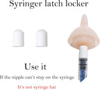 Detailed view of food grade silicone nipples from Doggiema feeding kit