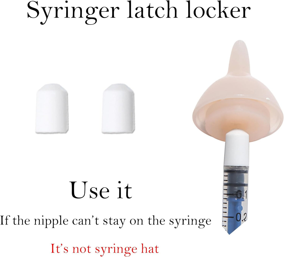 Detailed view of food grade silicone nipples from Doggiema feeding kit