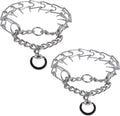 Darkyazi durable pinch collar stainless steel dog training front view
