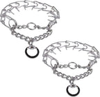 Darkyazi durable pinch collar stainless steel dog training front view