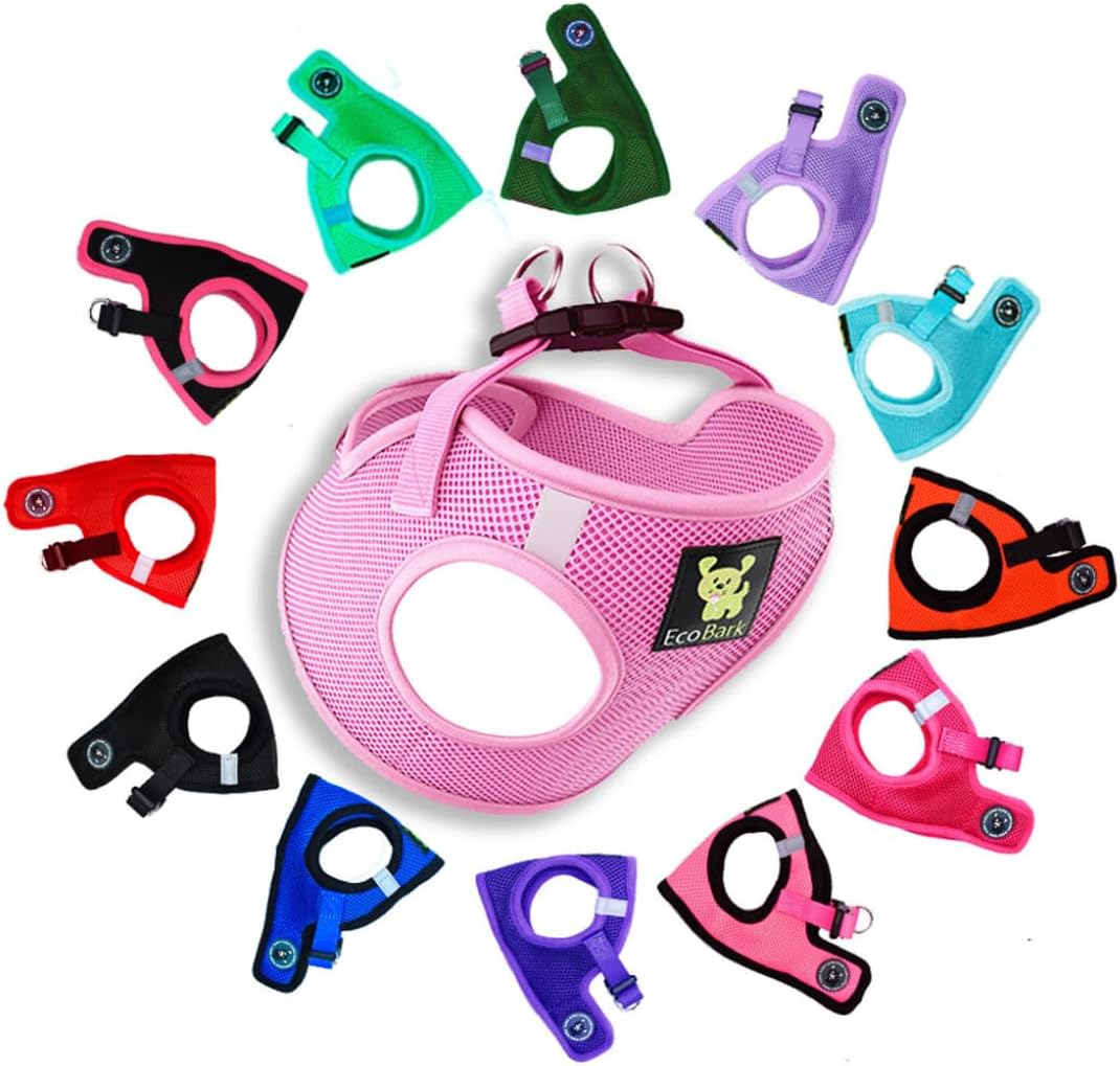 EcoBark Premium Teacup Dog Harness - Luxury Soft Tiny and Toy Breed Dog Harnesses for Puppy - Mini Step in Vest Body Halter Under 5 lbs (XXXS, Lavender) - Image 12