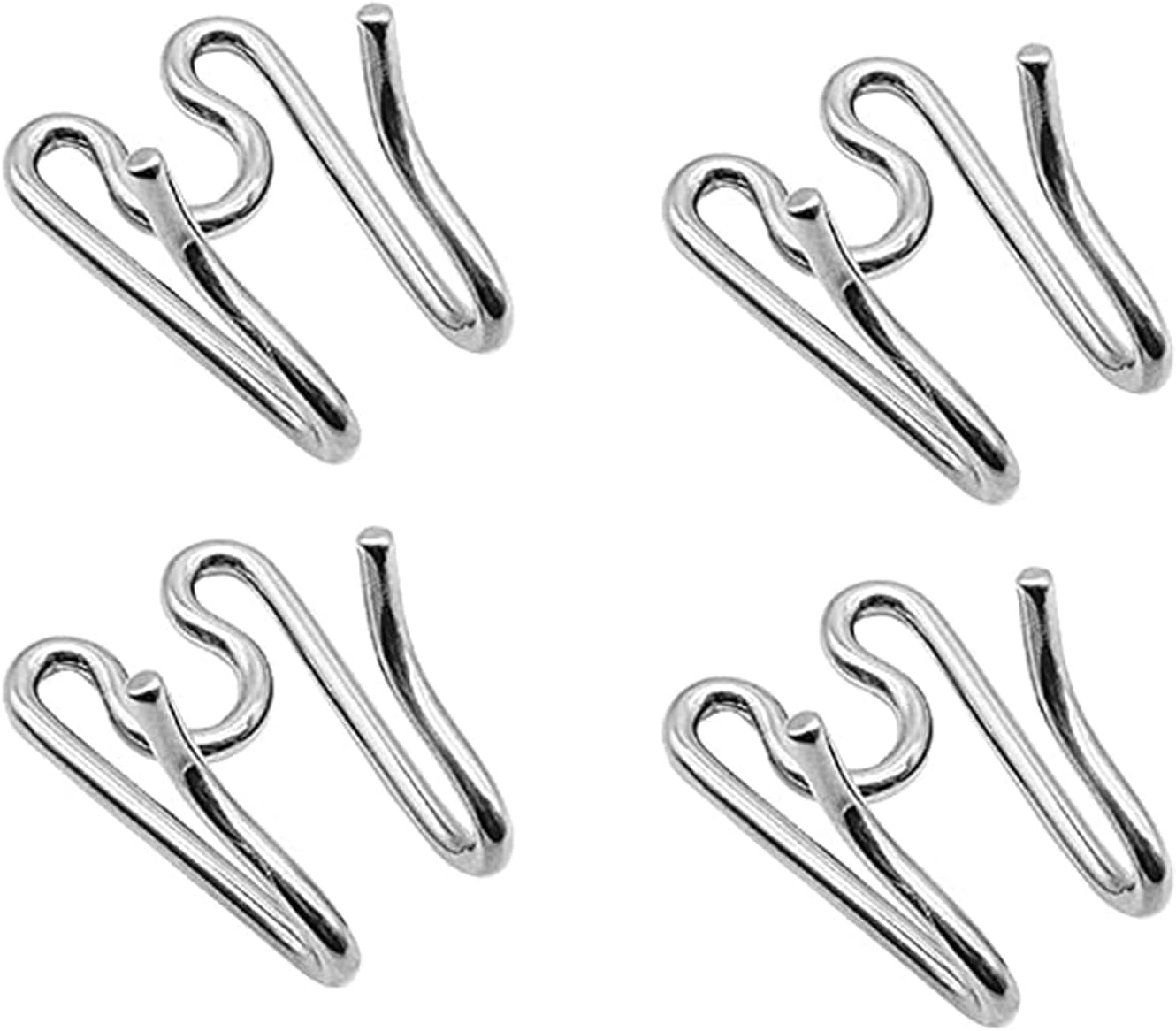 Side view of JIPIMON replacement links demonstrating the chain thickness