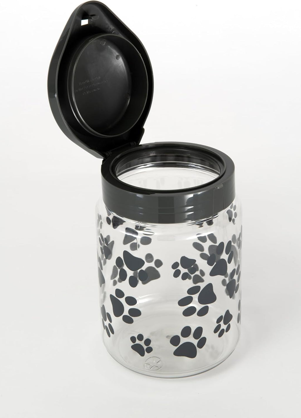Lixit airtight pet food container with paw prints