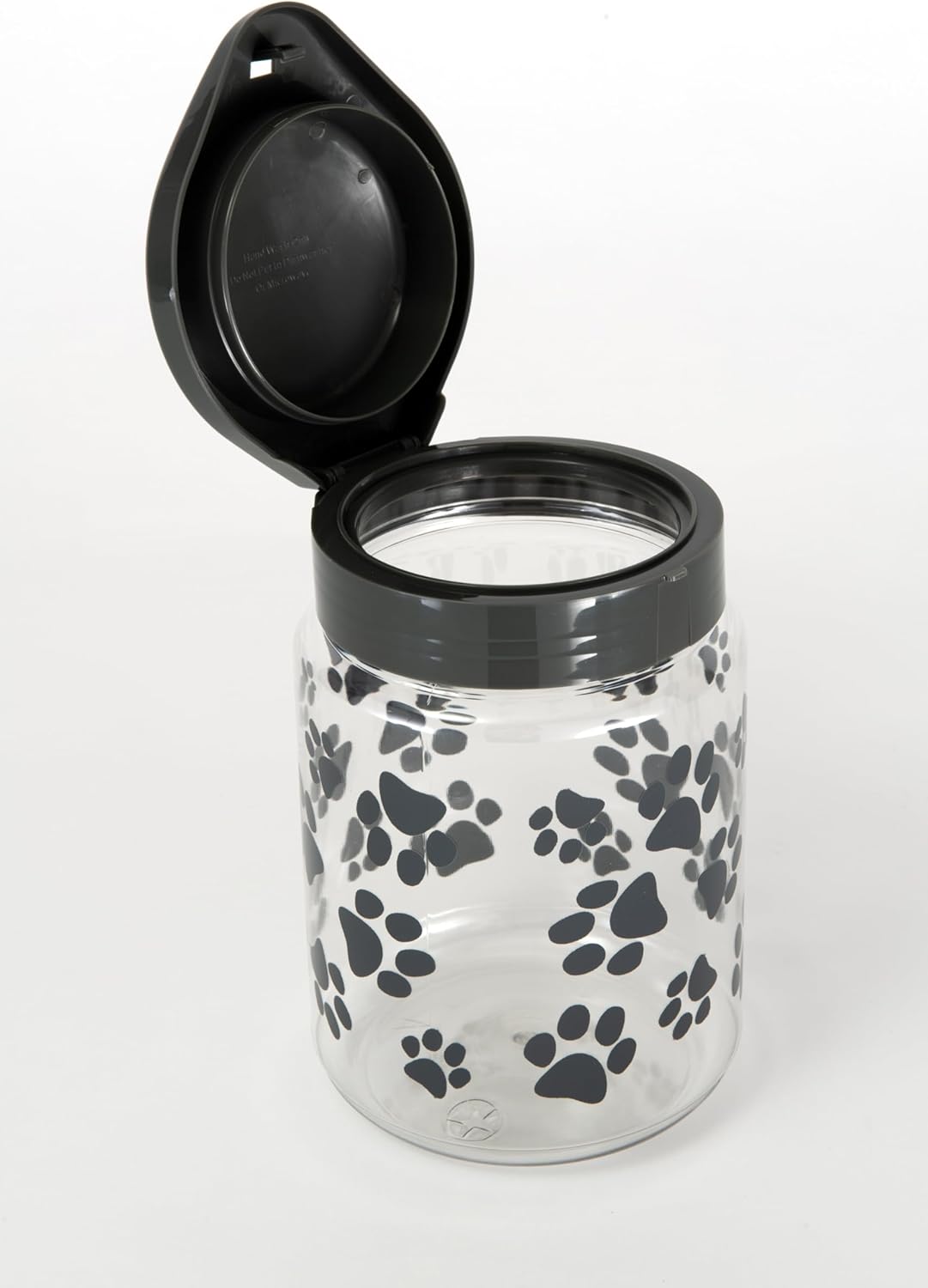 Lixit airtight pet food container with paw prints