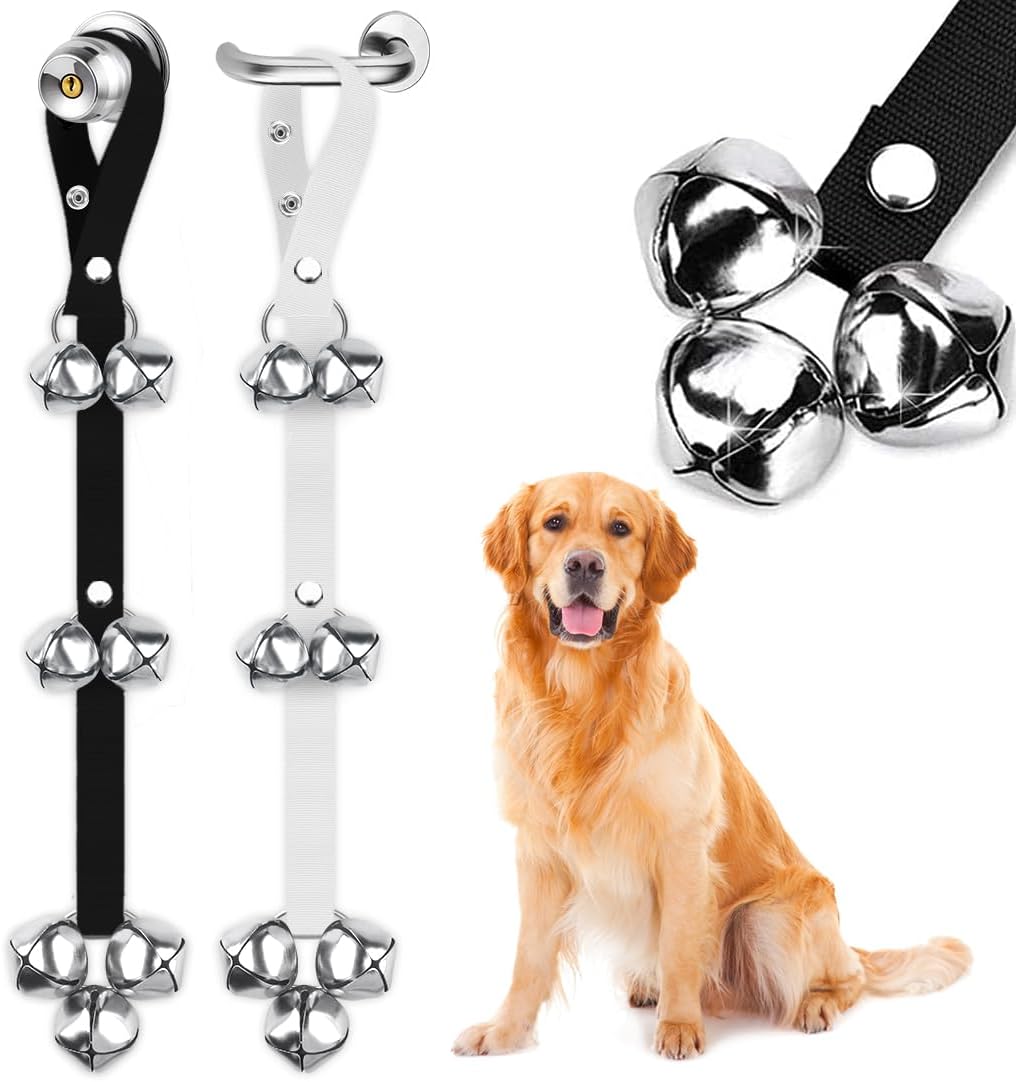 BLUETREE Dog Doorbells Premium Quality Training Potty Great Dog Bells Adjustable Door Bell Dog Bells for Potty Training Your Puppy The Easy Way - 7 Extra Large Loud 1.4 DoorBells - Image 10