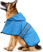 Reflective Dog Rain Coat - Waterproof Adjustable Pet Rain Jacket, Lightweight Dog Hooded Poncho Raincoat for Small to X- Large Dogs and Puppies (Pink, Large) - Image 13