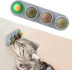 Potaroma 4 in 1 catnip and silvervine wall toy front view