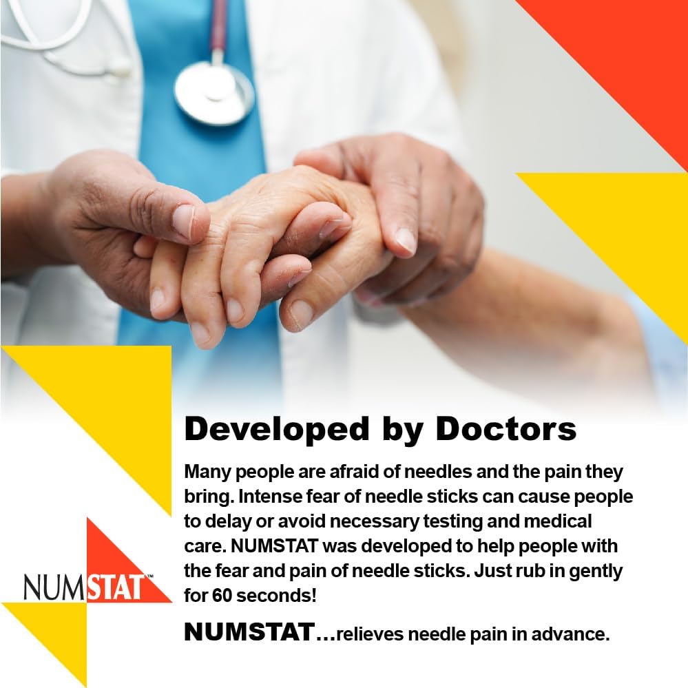Topical anesthetic wipes for diabetes testing and insulin pump site changes