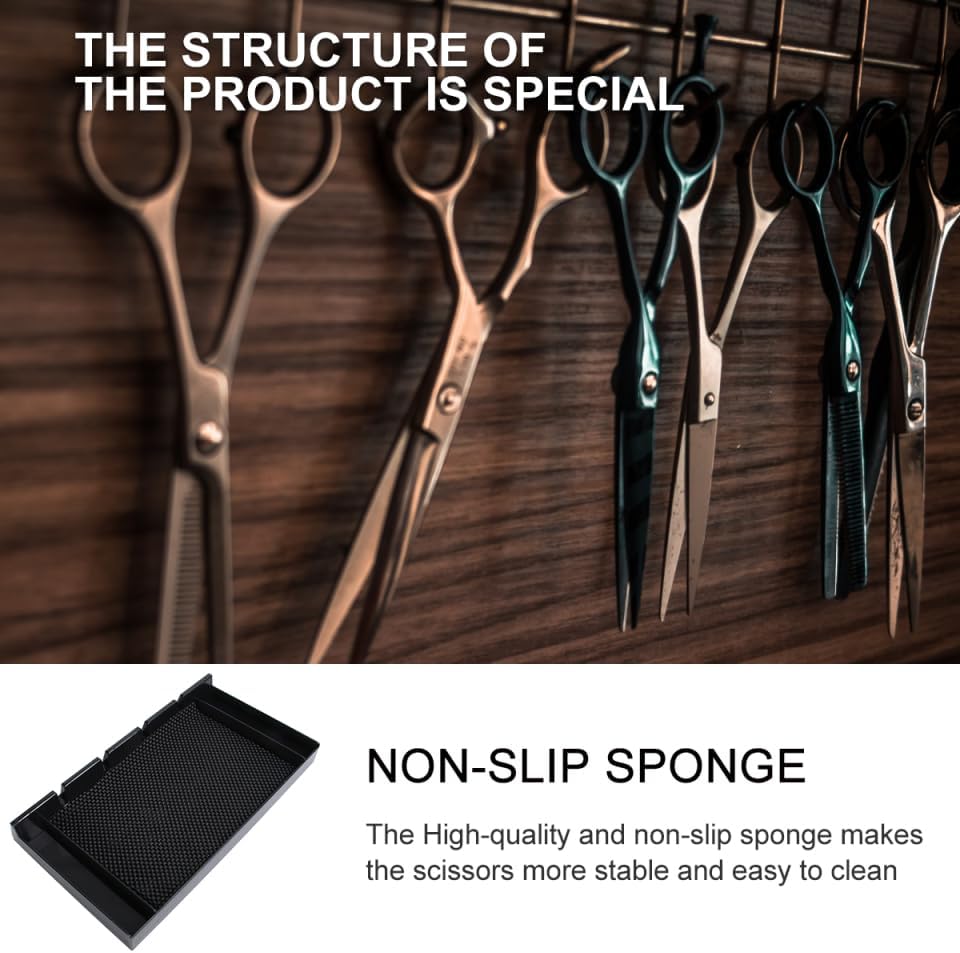 Mipcase durable polycarbonate clipper tray storing hair brushes and combs