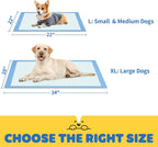 Powools premium imported pet training pads bulk pack for multi dog families.