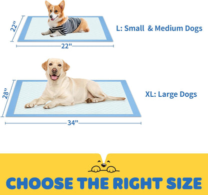Powools premium imported pet training pads bulk pack for multi dog families.