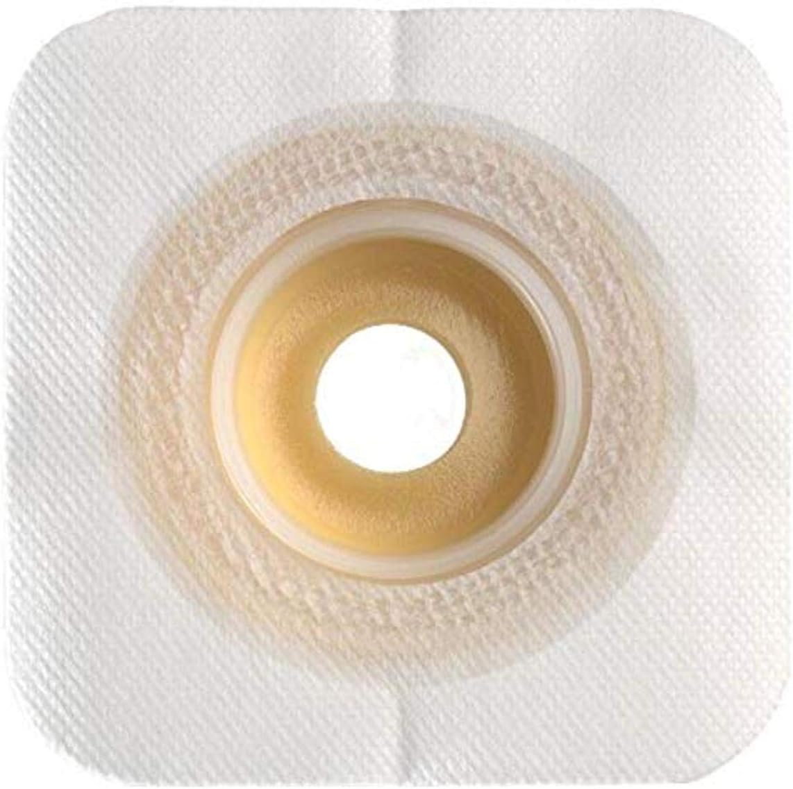 ConvaTec SUR-FIT Natura Durahesive Moldable Convex Skin Barrier pack of ten front view showing the 45mm flange and white adhesive tape collar.
