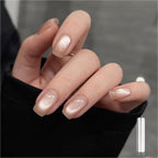 Gaoy nude glassy cat eye gel nail polish front view of the 16 fluid ounces bottle with packaging.