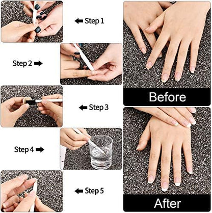 Maitys French manicure pencil set showing the handheld manual sharpener tool