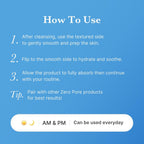 Medicube zero pore pad mild application demonstration on face