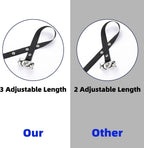 Durable nylon material detail on dog communication bells