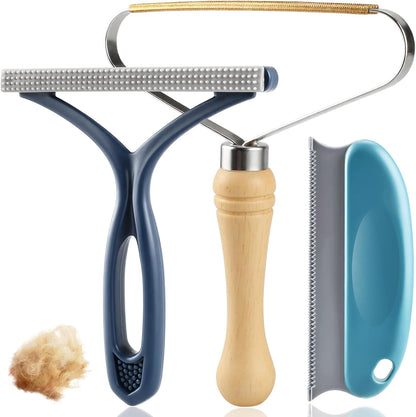 AXEGY pet hair removal tool set packaging and components