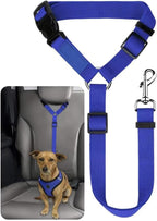 Cat and dog car restraint strap black color