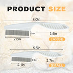XieJy pet grooming kit showing two different sizes
