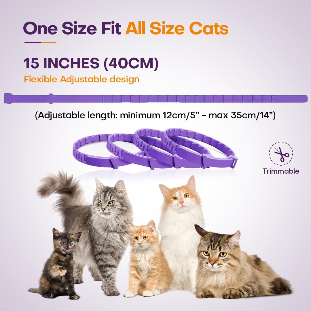 USA imported Klioak cat calm collar package showing the non toxic formula label.