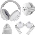 PandaEar baby ear protection headphones gray front view