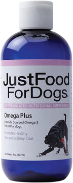 JustFoodForDogs Omega 3 for Dogs, Omega Oil for Dogs, Dog Joint Supplement, Skin and Coat Supplement, Dog Fish Oil Alternative, Human Grade, Vegan, Sustainable & Eco-Friendly - 8 oz - Image 9