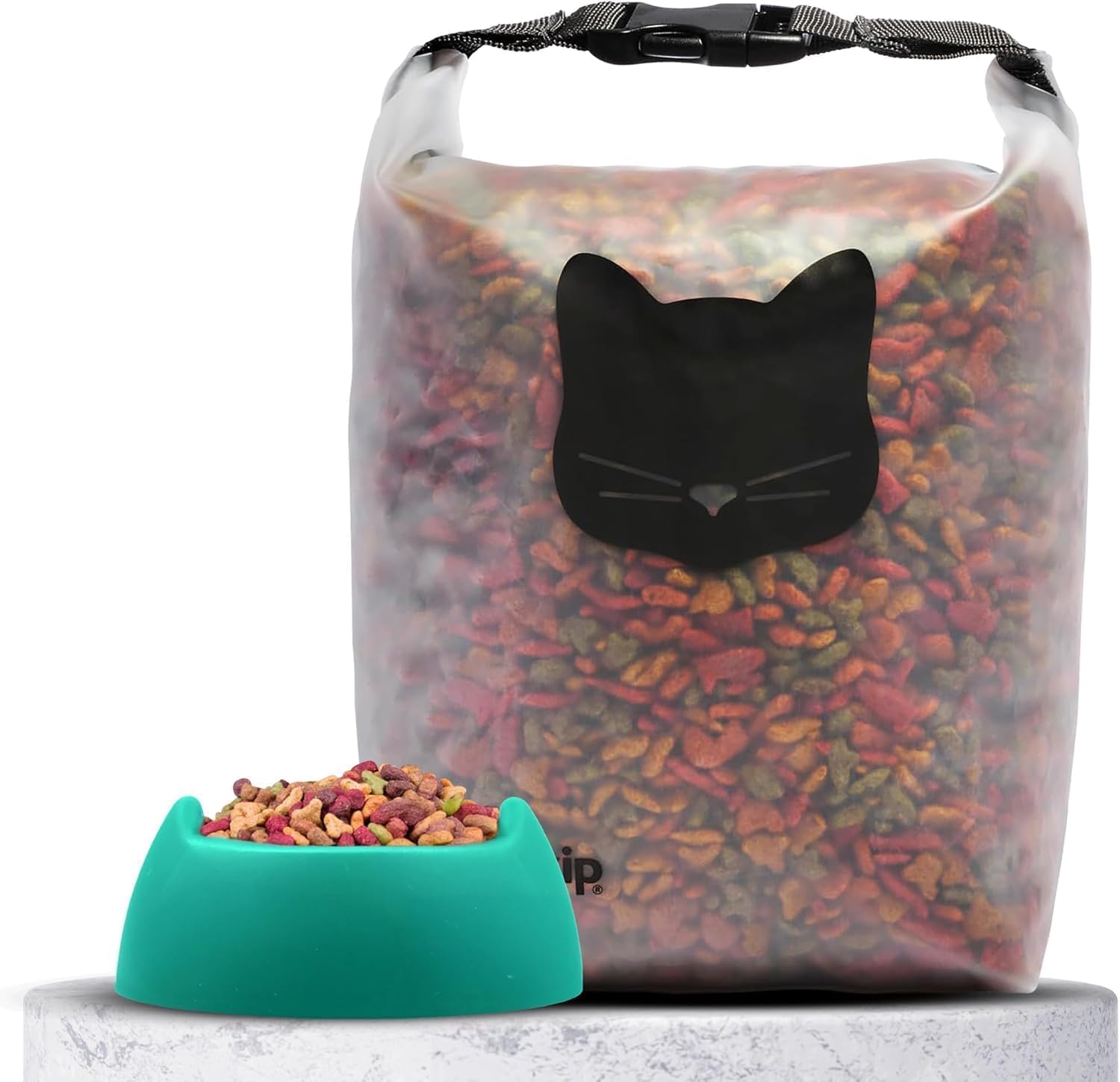 (re)zip Roll Top Pet Food Storage Bag (14-Cup) | BPA-Free, Food Grade, Pet Safe | Keeps Kibble Fresh for Camping, Dog Boarding, Weekend Getaways | Machine Washable - Image 12