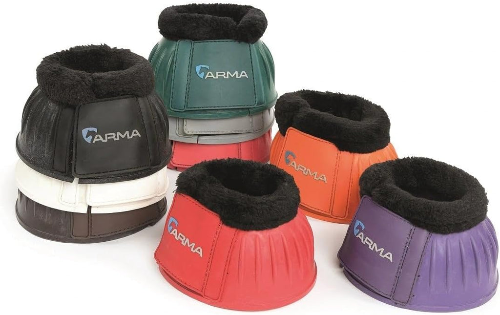 Shires Arma equestrian bell boots side profile