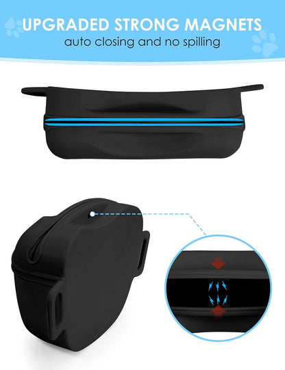 Heouvo silicone pouch flipped inside out for easy cleaning demonstration