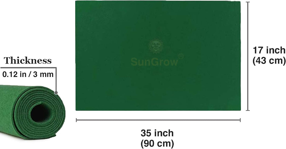 Full package layout of SunGrow reptile habitat bedding and liner