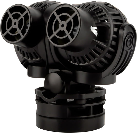 FREESEA Magnetic Wave Maker front view showing dual adjustable pump heads on glass mount.