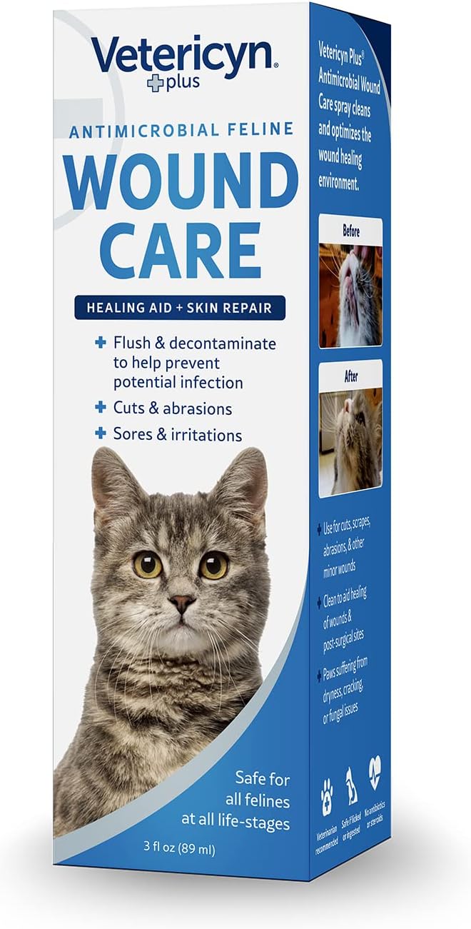 Vetericyn Plus 3 fluid ounces cat wound spray nozzle mechanism